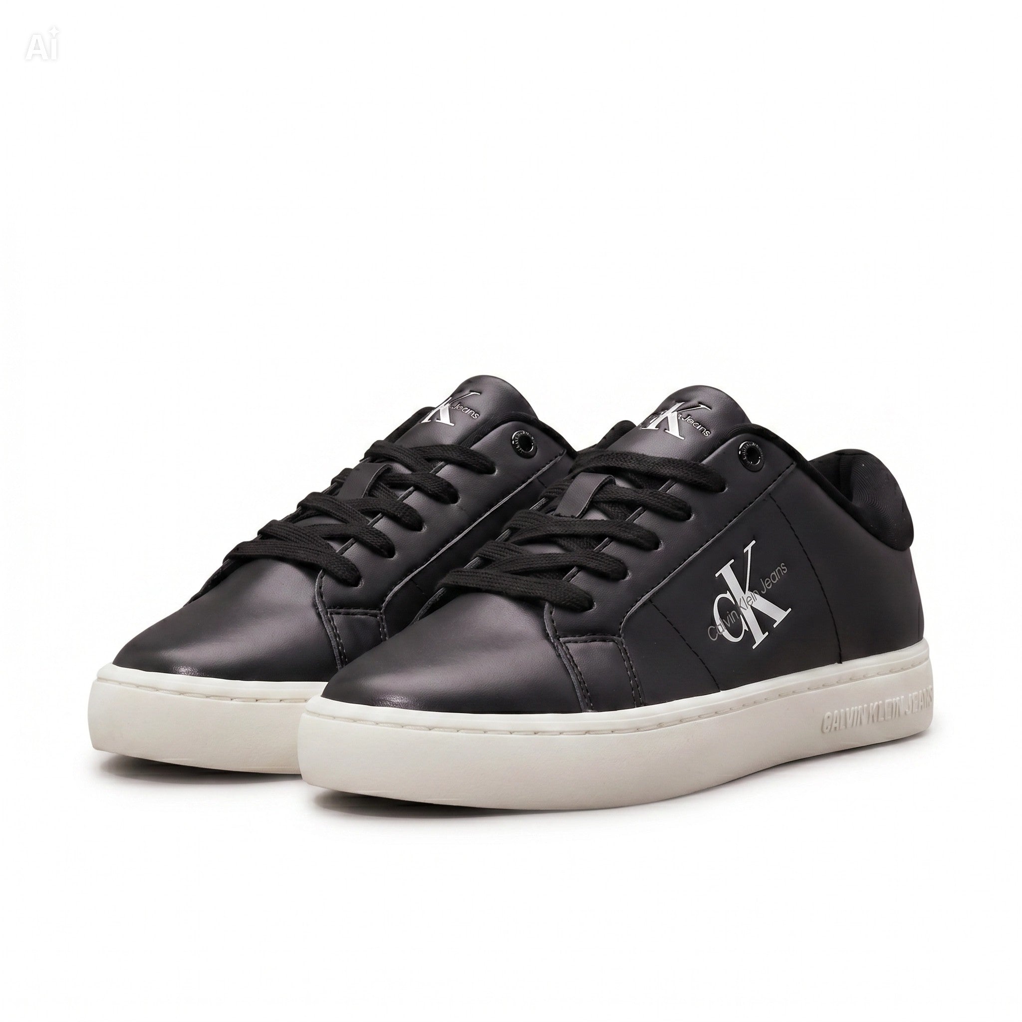 Calvin Klein Classic Cupsole Sneakers - Black (YW0YW01444) ULTIMOS PARES.